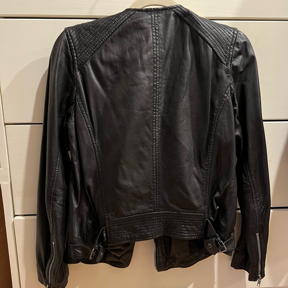 Lucky Brand Authentic Leather Moto Jacket Size XS - Picture 2 of 7